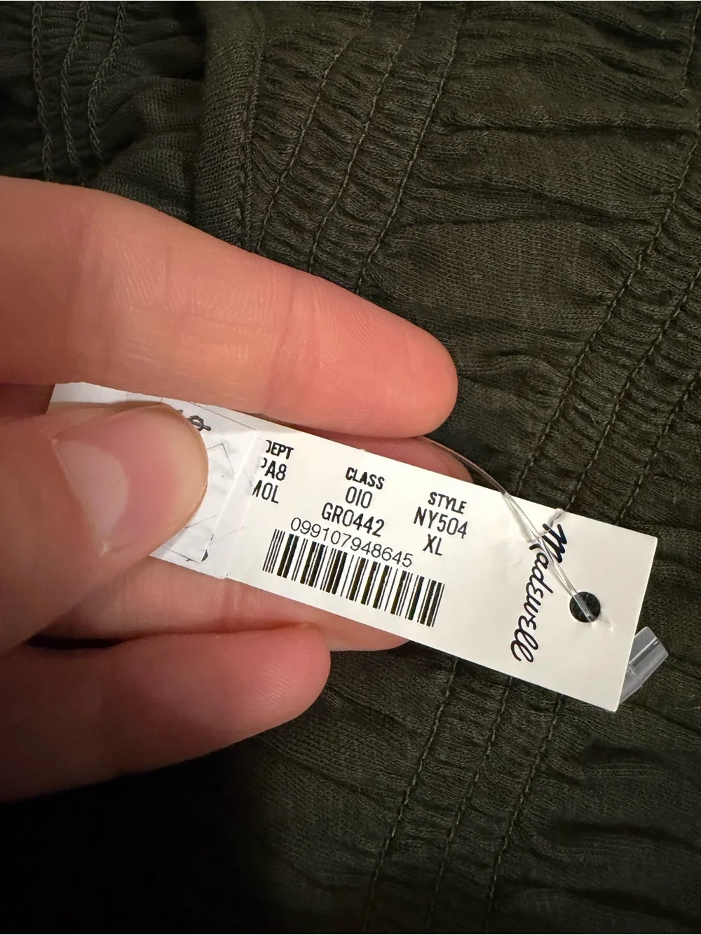 Madewell coming cotton